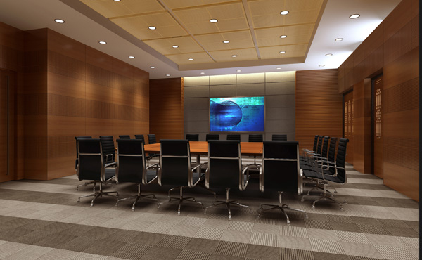 木質(zhì)板會(huì)議室
